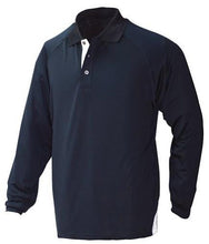 Stencil Mens Long Sleeve Team Polo