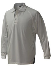 Stencil Mens Long Sleeve Team Polo