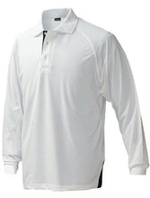 Stencil Mens Long Sleeve Team Polo