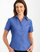 John Kevin Women’s Short Sleeve Chambray (161)