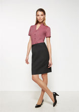 Biz Corporates Chevron Band Skirt (20114)