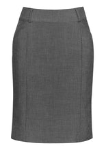 Biz Corporates Ladies Feature Pleat Skirt (20316)