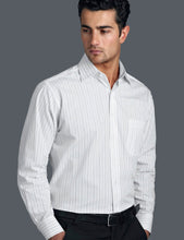 John Kevin Men’s Long Sleeve Fine Stripe (206)
