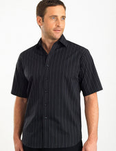 John Kevin Men’s Short Sleeve Fine Stripe (207)