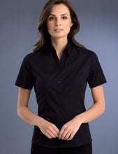 John Kevin Womens Slim Fit Short Sleeve Poplin (701)