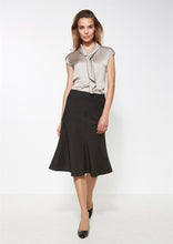 Biz Corporates Fluted 3/4 length Skirt (24013)