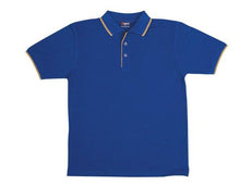 Ramo Mens Double Stripe Trim Collar Polo