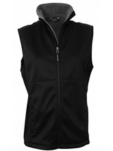 Stencil Bonded Softshell Vest 3147 Ladies Sleeveless Jacket (3147)