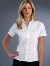 John Kevin Womens Slim Fit Short Sleeve Poplin (701)