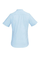 Biz Corporate Bordeaux Ladies Short Sleeve Shirt (40112)