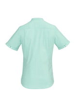 Biz Corporate Bordeaux Ladies Short Sleeve Shirt (40112)