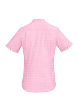 Biz Corporate Bordeaux Ladies Short Sleeve Shirt (40112)