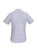Biz Corporate Bordeaux Ladies Short Sleeve Shirt (40112)