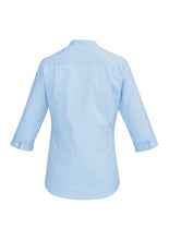 Biz Corporate Bordeaux Ladies 3/4 Sleeve Shirt (40114)