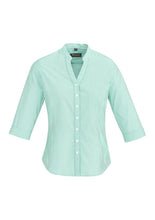 Biz Corporate Bordeaux Ladies 3/4 Sleeve Shirt (40114)