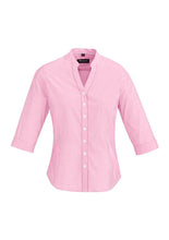 Biz Corporate Bordeaux Ladies 3/4 Sleeve Shirt (40114)