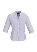 Biz Corporate Bordeaux Ladies 3/4 Sleeve Shirt (40114)