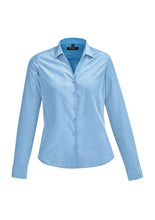 Biz Corporate Solanda Ladies Plain Long Sleeve Shirt (40410)
