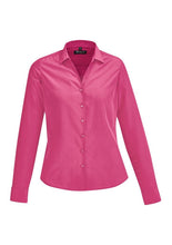 Biz Corporate Solanda Ladies Plain Long Sleeve Shirt (40410)