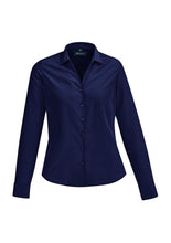 Biz Corporate Solanda Ladies Plain Long Sleeve Shirt (40410)