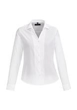 Biz Corporate Solanda Ladies Plain Long Sleeve Shirt (40410)