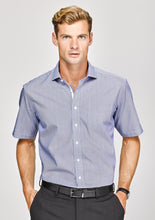 Biz Corporates Calais Mens Short Sleeve Shirt (41712)