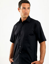 John Kevin Men’s Short Sleeve Self-stripe (461)