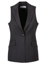 Biz Corporates Ladies Longline Sleeveless Jacket (60114)