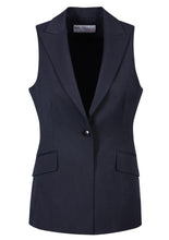 Biz Corporates Ladies Longline Sleeveless Jacket (60114)