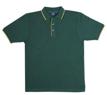 Ramo Mens Double Stripe Trim Collar Polo