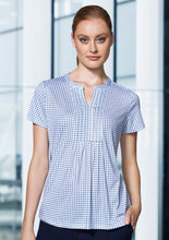 Biz Corporate Advatex Ladies Sandy Linear Pleat Knit Top (AC42412)