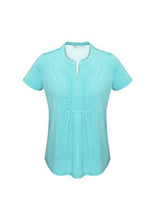 Biz Corporate Advatex Ladies Ella Diamond Pleat Knit Top (AC42812)