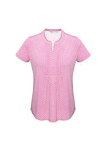 Biz Corporate Advatex Ladies Ella Diamond Pleat Knit Top (AC42812)