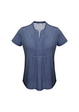 Biz Corporate Advatex Ladies Ella Diamond Pleat Knit Top (AC42812)