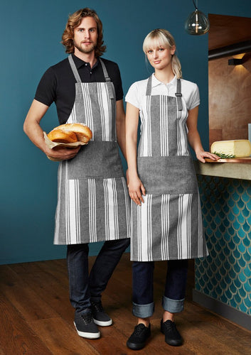 Biz Collection Bib Stripe Apron (BA75)