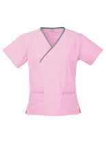Biz Collection Ladies Crossover Scrub Top