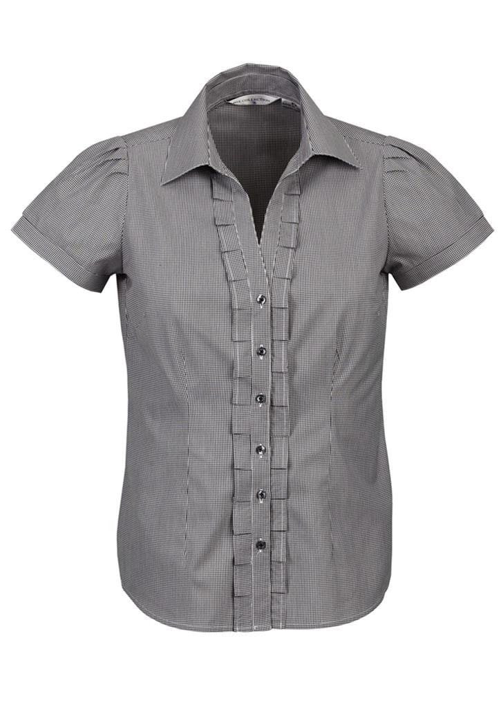 Biz Collection Ladies Edge Short Sleeve Shirt