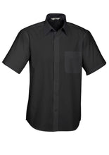 Biz Collection Mens Base Short Sleeve Shirt