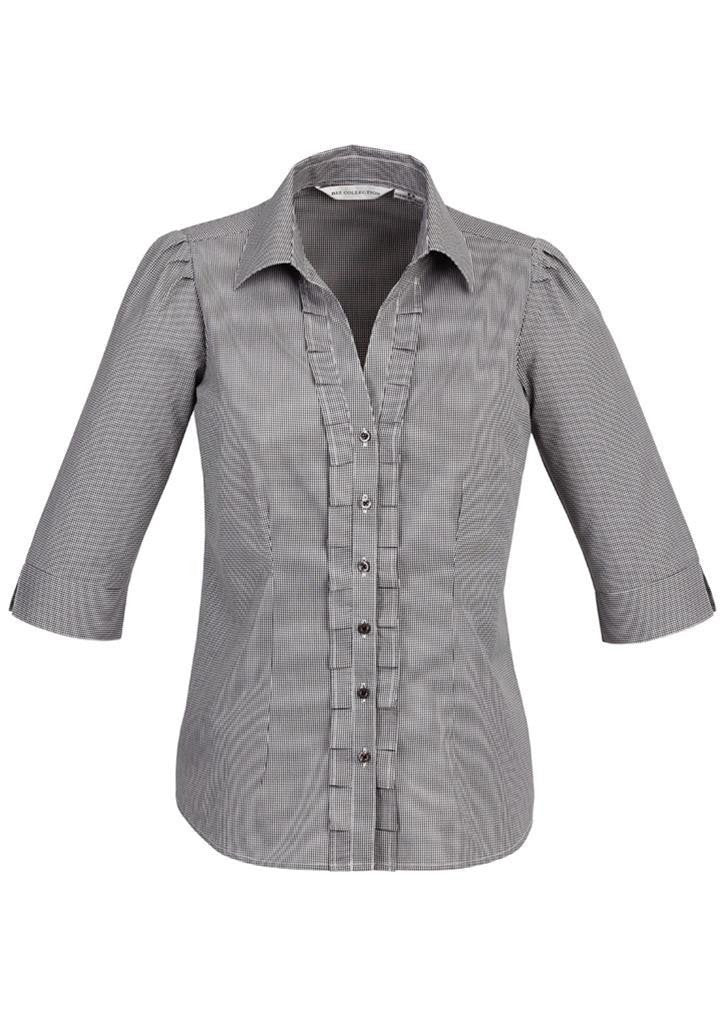 Biz Collection Edge Ladies 3/4 sleeve shirt