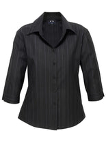 Biz Collection Ladies New Yorker Shirt-3/4 Sleeve
