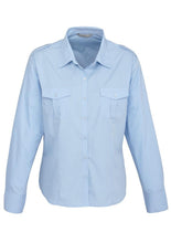 Biz Collection Ladies Eppaulette Long Sleeve Shirt