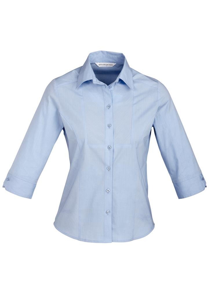 Biz Collection Ladies Chevron 3/4 Sleeve Shirt