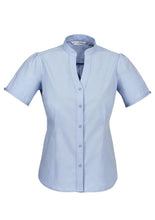 Biz Collection Ladies Chevron Stand Collar Shirt