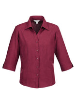 Biz Collection Ladies Plain Oasis Shirt-3/4 Sleeve