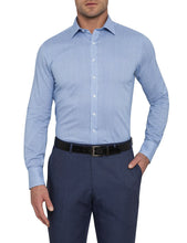 Van Heusen Polyester/Cotton Yarn Dyed Stripe European Fit Shirt