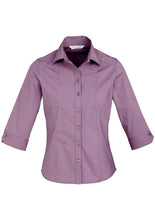 Biz Collection Ladies Chevron 3/4 Sleeve Shirt