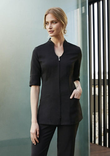 Biz Collection Bliss Zip Front Tunic