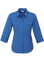 Biz Collection Ladies Cuban 3/4 Sleeve Shirt