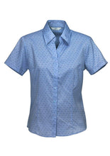Biz Collection Ladies Printed Oasis Shot Sleeve  Shirt