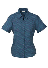 Biz Collection Ladies Printed Oasis Shot Sleeve  Shirt